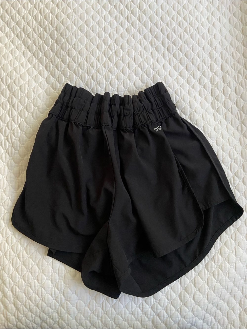 DSG Black Women's Athletic Shorts with Elastic Waist